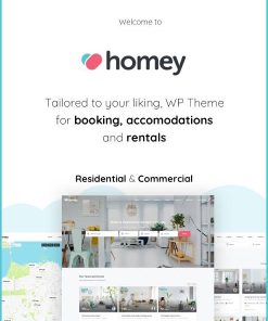 Homey Booking and Rentals WordPress Theme