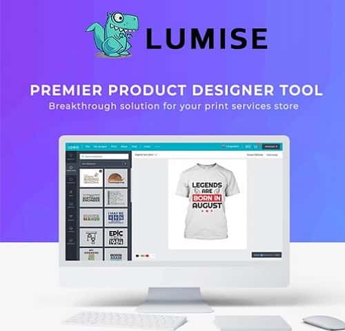 Lumise Product Designer WooCommerce WordPress Theme