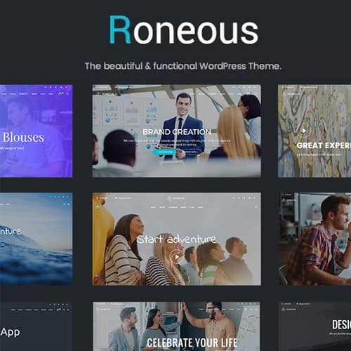 Roneous Creative Multi-Purpose WordPress Theme