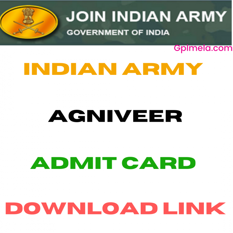 Indian Army Agniveer Rally Admit Card 2022