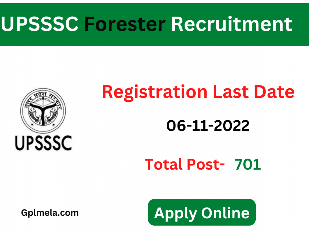 UPSSSC Forester Recruitment