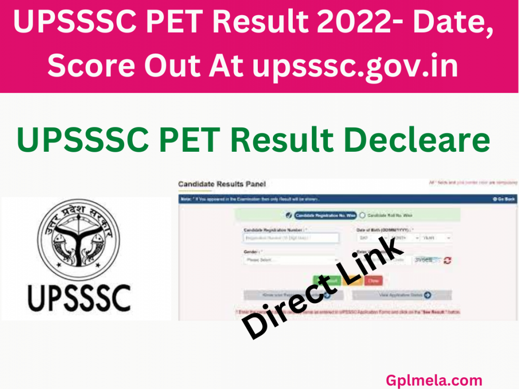 UPSSSC PET Result 2022