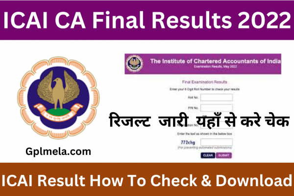 ICAI CA Final Results 2022