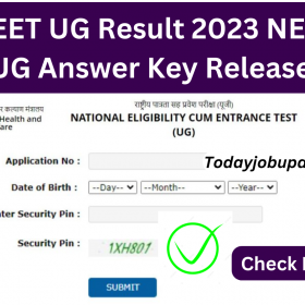 NEET UG Result 2023 NEET UG Answer Key Release
